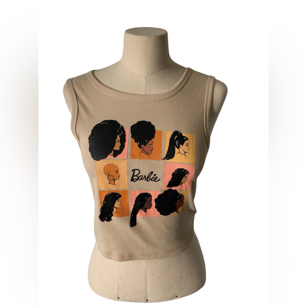 Barbie women’s tan tank top